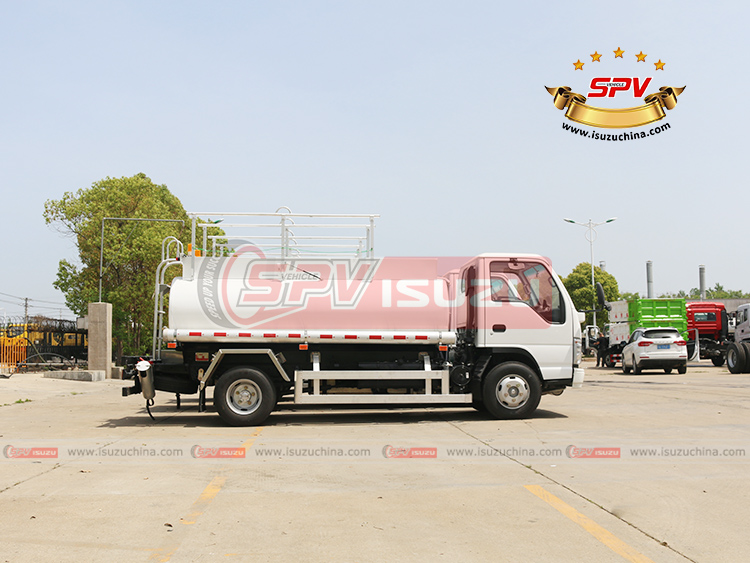Isuzuchina - 3 Units of 4,000L Oil Dispensing Truck ISUZU - Right Side View