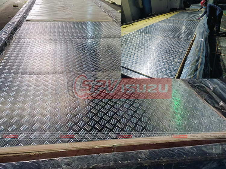 Aluminum Panel For Bottom Of Refrigerator Van - ISUZUCHINA