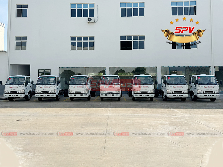 7 Units of ISUZU Chassies Are Arrival in ISUZUCHINA Factory