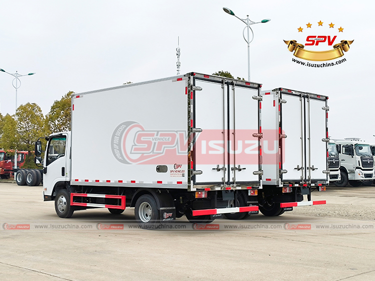 2 Units of 4 Tons Chiller Wagons ISUZU - Left Back Side View