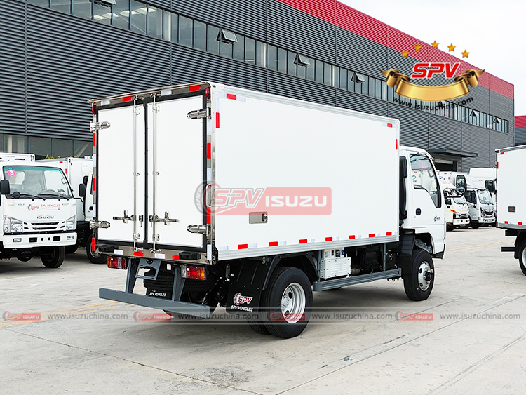 Food Refrigerator Trucks ISUZU - Right Back Side View