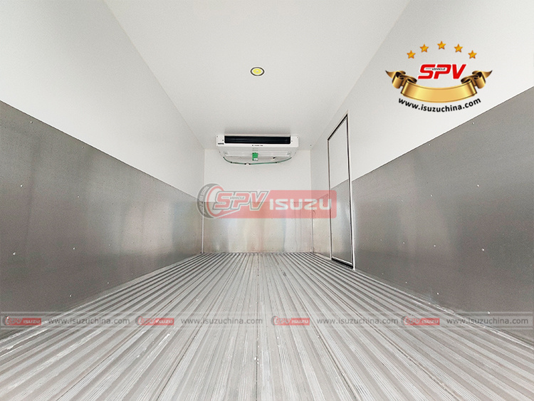 Interior of ISUZU Refrigerated Van Truck 