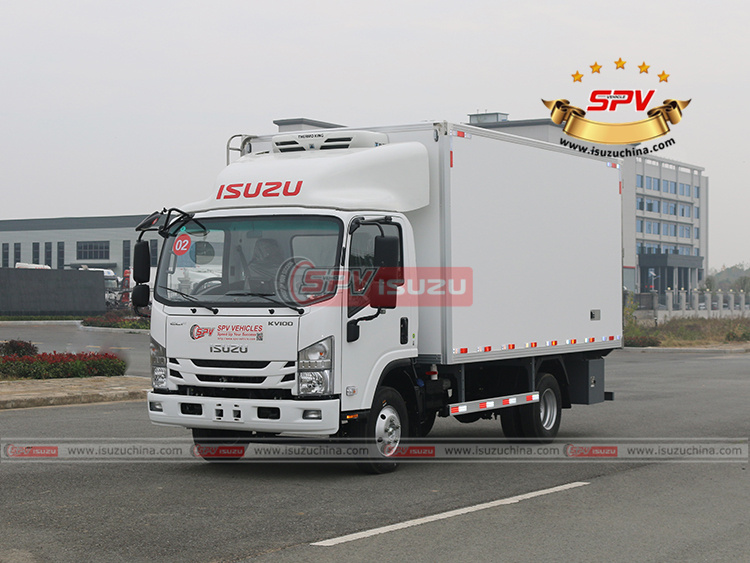 4 Tons Refrigerated Truck ISUZU - Left Front Side View