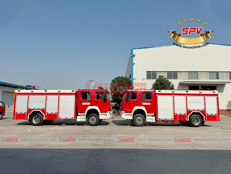  Units of 6 CBM Fire Fighting Truck in SPV Factory