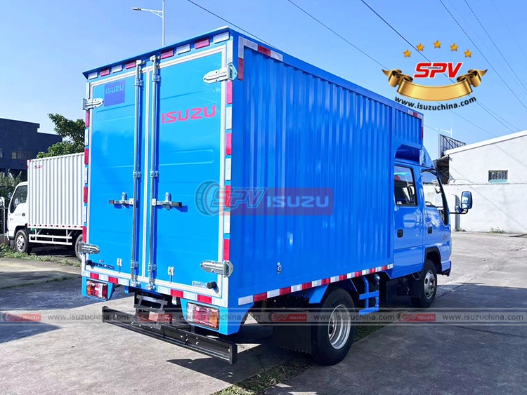 ISUZU ELF Box Truck - Rear Right Side