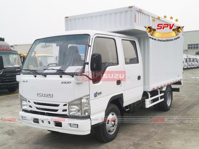 Double Rows Box Truck ISUZU