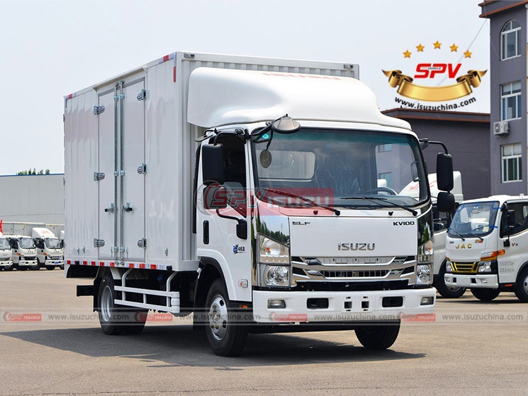ISUZU KV100 Dropside Cargo Truck - Front Right Side