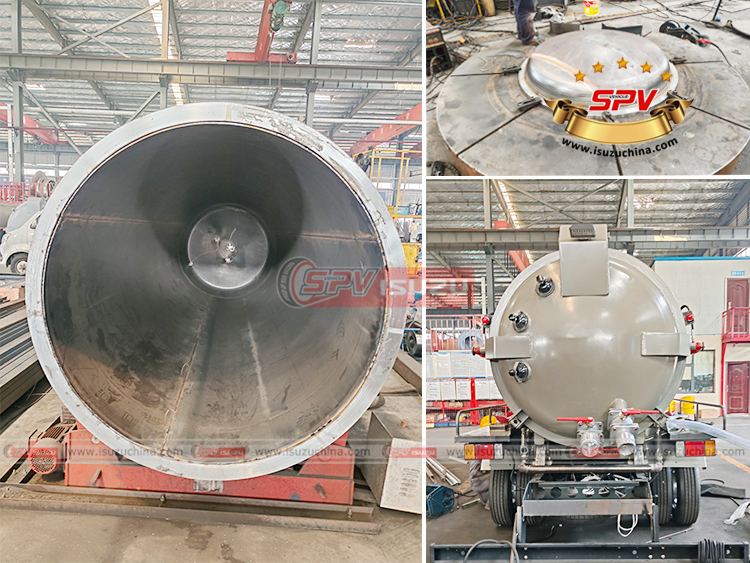 Sewage Collection Tank and Tank Cover