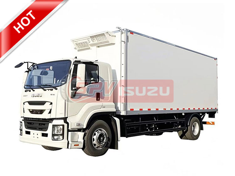ISUZU 4X2 GIGA Reefer Truck - Front Left Side