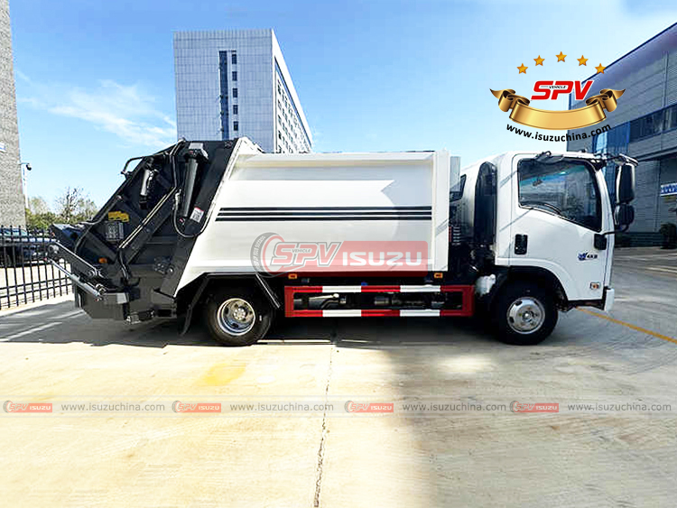 ISUZU KV100 Carbage Truck - Right Side