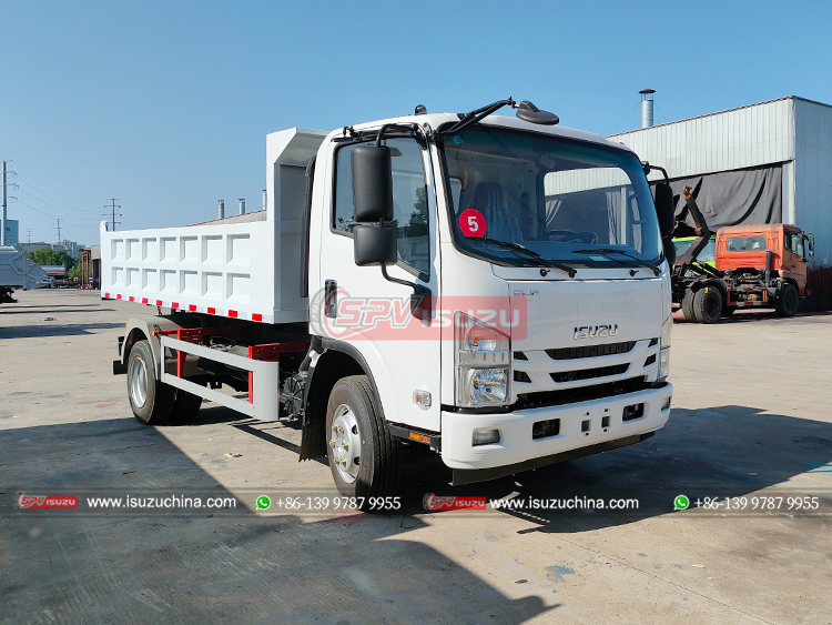 ISUZU NPR Tipper Truck - Front Right Side