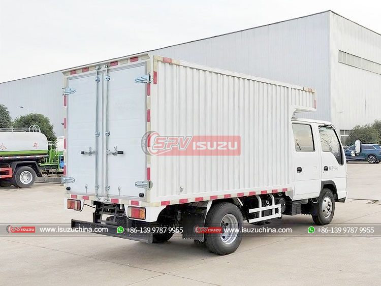 ISUZU 4X2 Cargo Van Truck - Rear Right Side