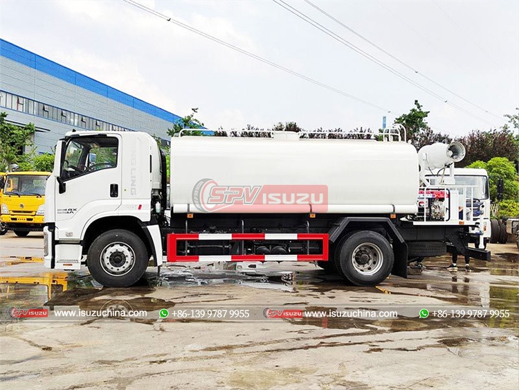 Water Spary Dust Contol Truck - Left Side