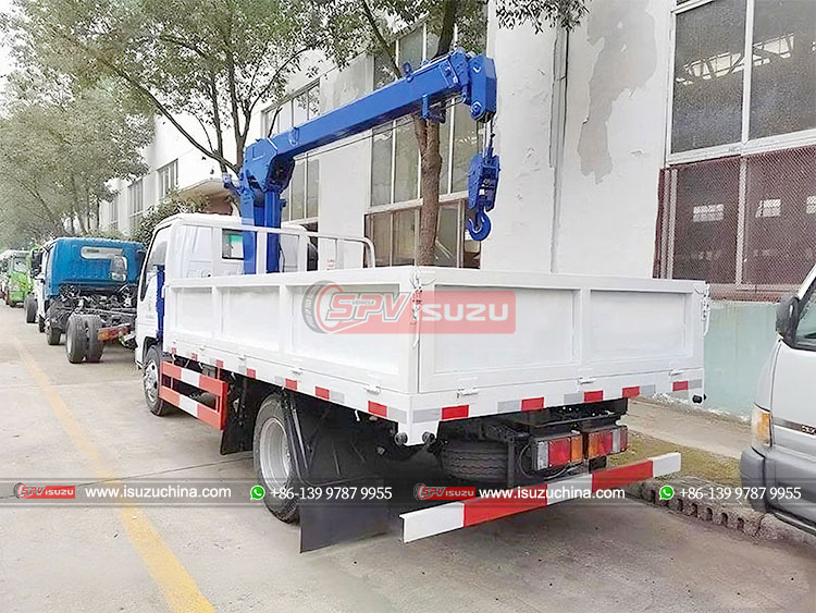 ISUZU 100P Cargo Crane Truck - Rear Left Side 