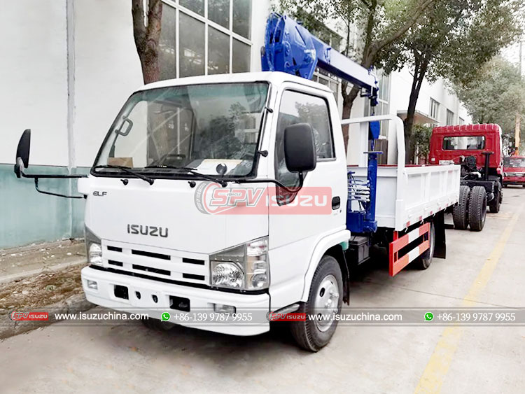 ISUZU Light Duty Truck Mounted Crane - Front Left Side