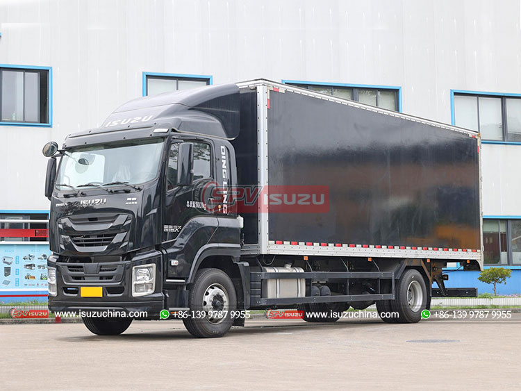 ISUZU Insulated Van Truck - Front Left Side