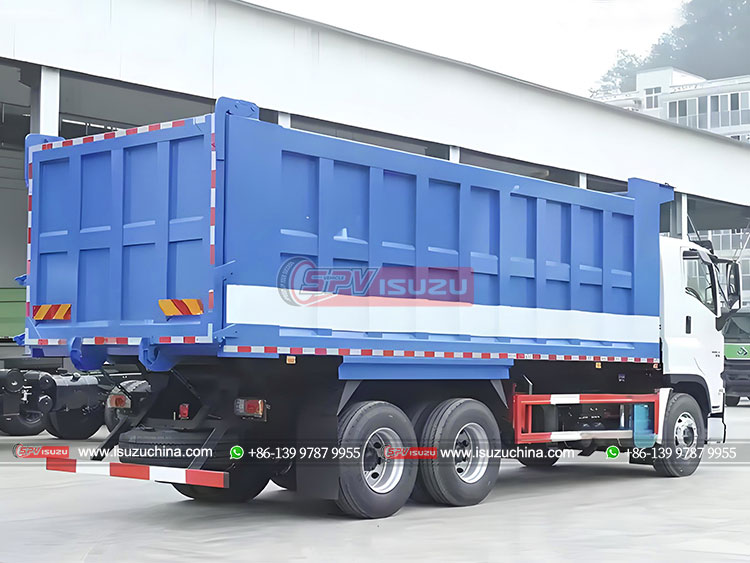 ISUZU 10 Wheels Dump Truck - Rear Right Side