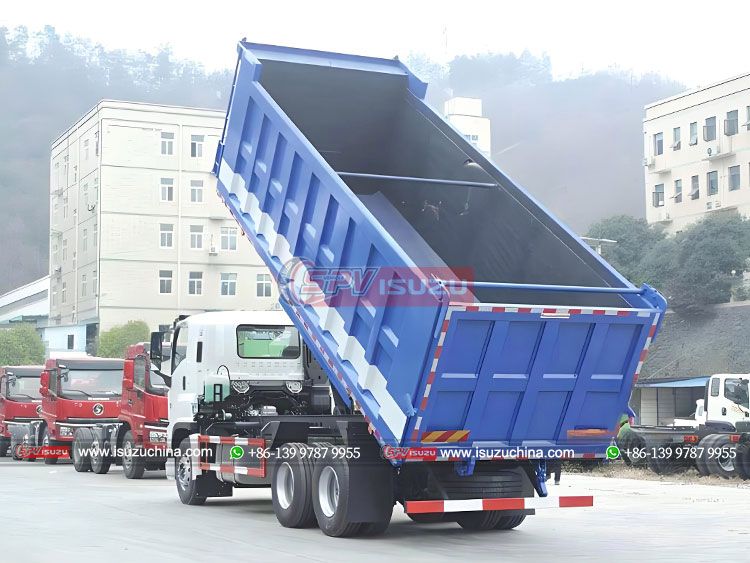 ISUZU 3 Axles Tipper Truck - Rear Left Side