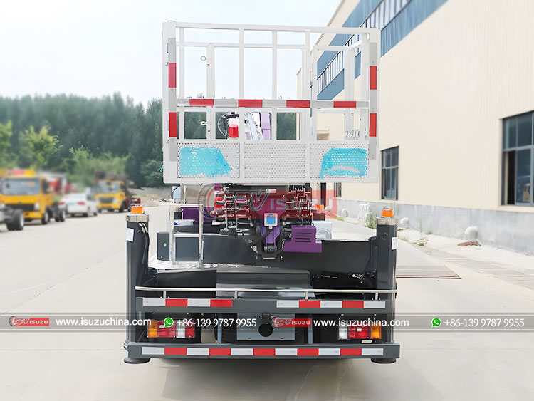 ISUZU 100P Light-duty Aerial Manlift Truck - Rear Side
