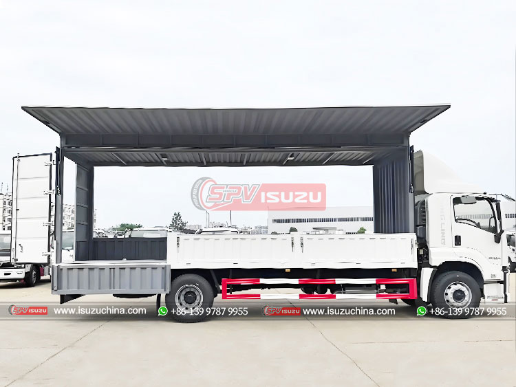 ISUZU GIGA 6 Wheeler Wing Van Truck - Right Side 
