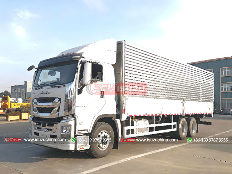 ISUZU GIGA 6X4 Wing Van Truck - Front Left Side