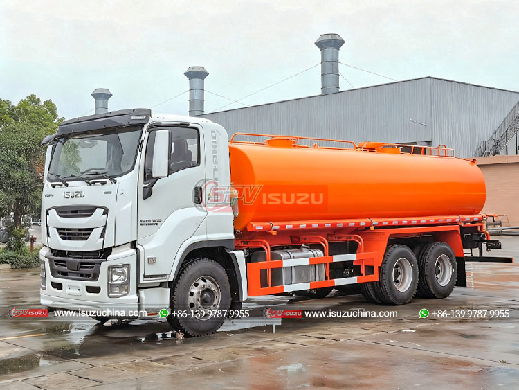 ISUZU GIGA 6X4 Water Truck with Spraying System - Front Left Side