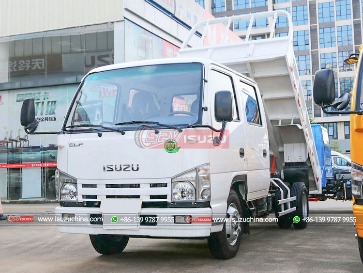 ISUZU Light Dumper Truck with Sleeper - Front Left Side