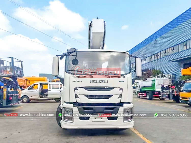 ISUZU GIGA 4X2 Aerial Truck With Man Lift - Front Side