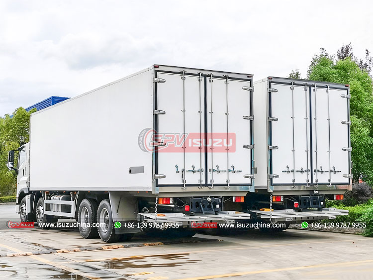 ISUZU 8X4 Refrigerated Box Truck - Rear Left Side