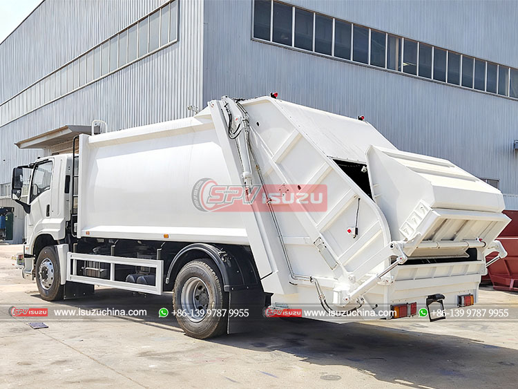 ISUZU GIGA Dustbin Compactor Lorry - Rear Left Side