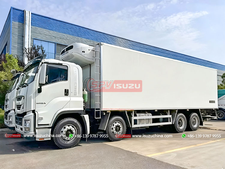 ISUZU Heavy-duty Refrigerated Van Truck - Left Side