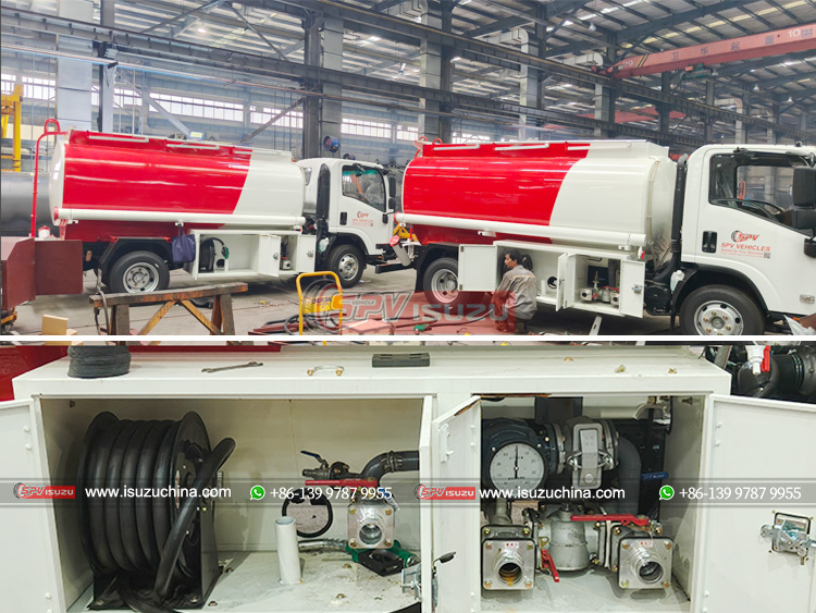 2 Units of ISUZU 700P Fuel Bowser Trucks in SPV Factory