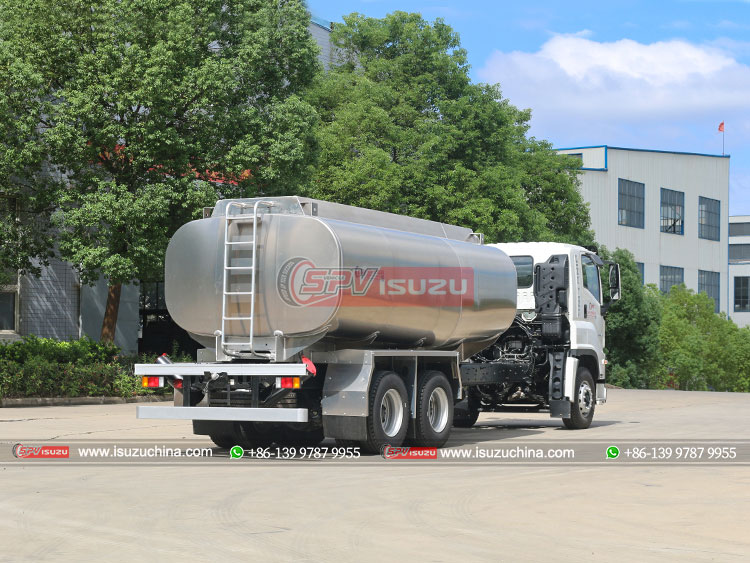 ISUZU GIGA 3 Axles Fuel Carrying Truck - Rear Right Side
