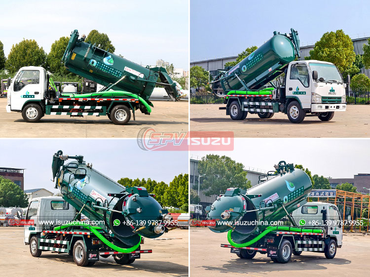 ISUZU 100P Waste Water Disposal Truckto Djibouti