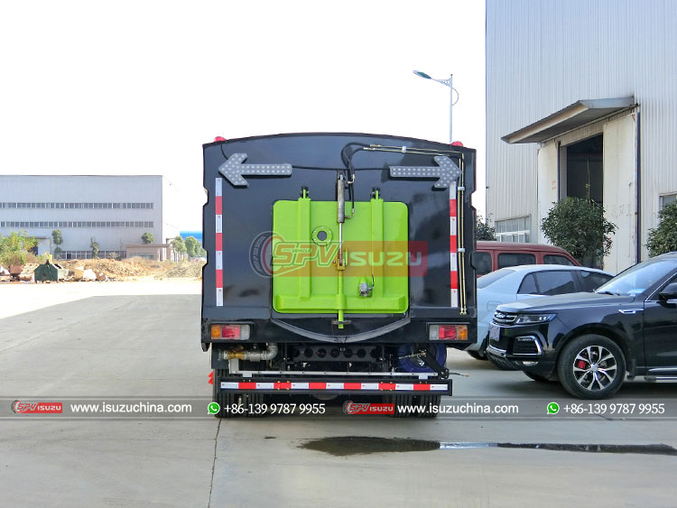 ISUZU 700P Street Sweeper Truck - Rear Side