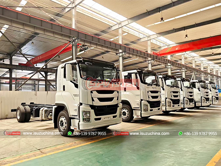ISUZU GIGA 5X Chassis in SPV Factory