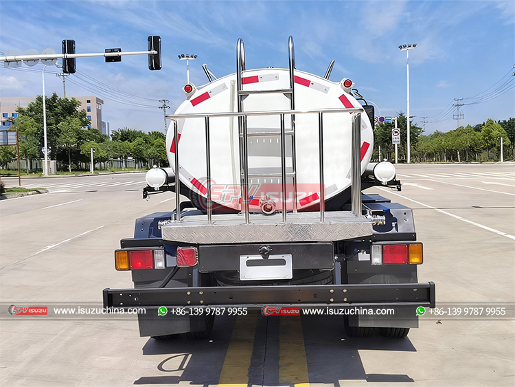 ISUZU NPR 8000 Litres Clean Water Truck - Rear Side