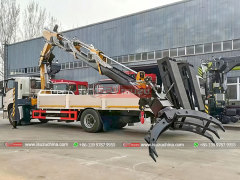 Truck-mounted Log Grapple