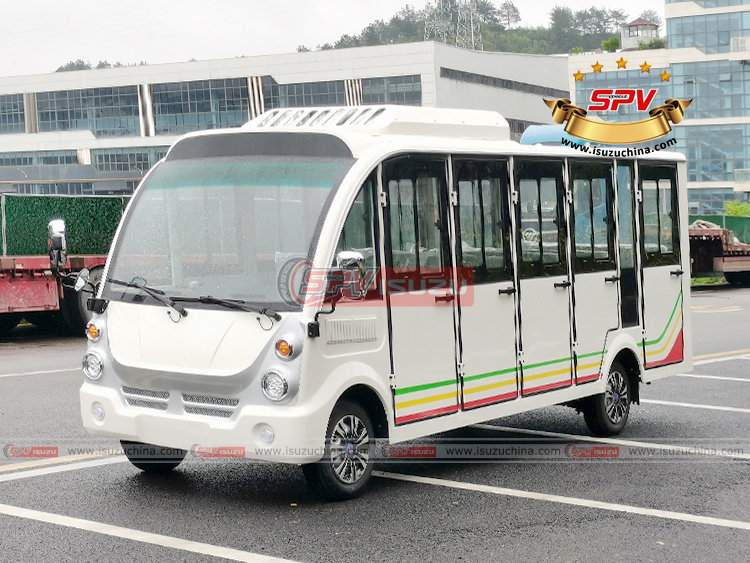 14 Seats Scenic Shuttle Vehicle - Front Right Side