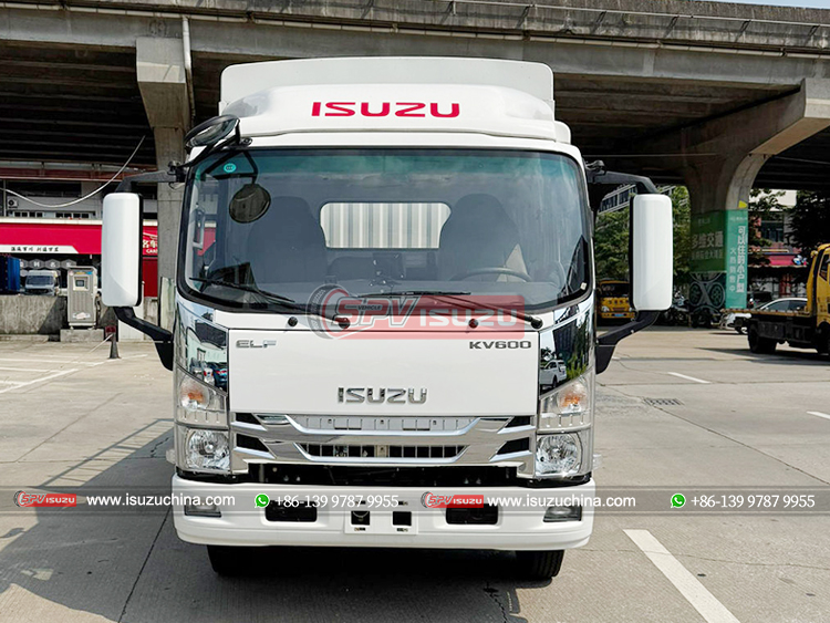 ISUZU KV600 Cattle Fence Truck - Front Side