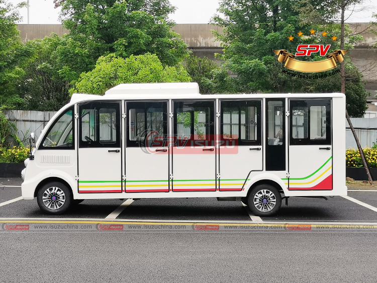 Tourist Transport Vehicle - Left Side