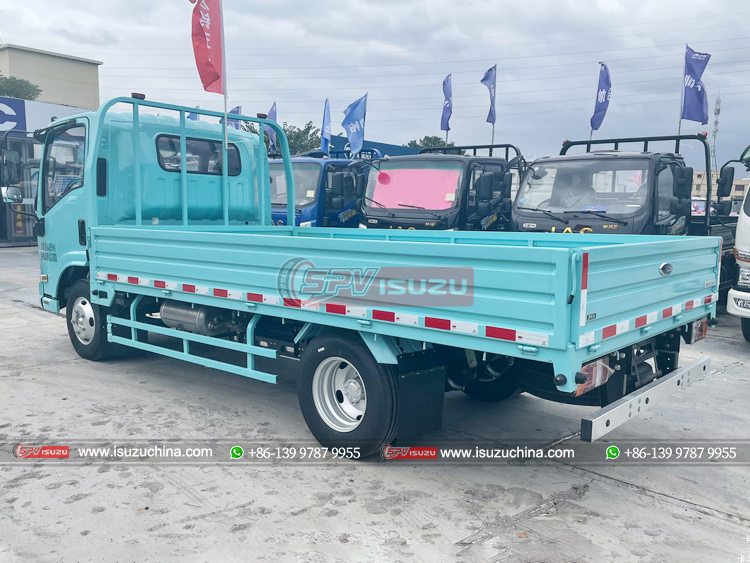 ISUZU Electric Delivery Cargo Truck - Rear Left Side