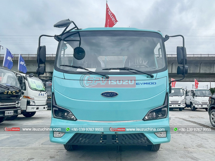 Qingling EVM 100 Electric Close Door Truck - Front Side