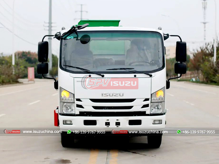 ISUZU NPR Food Waste Delivery Truck - Front