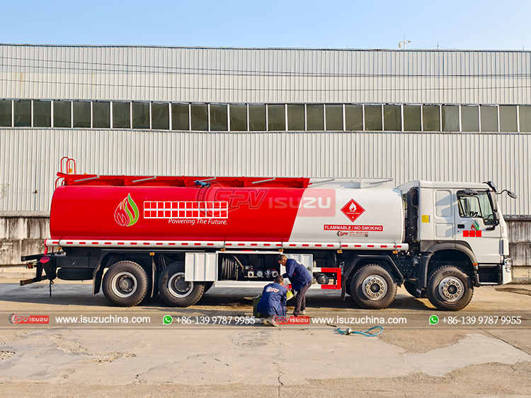 Pumping Fuel Test for 30,000 Litres Fuel Delivery Truck