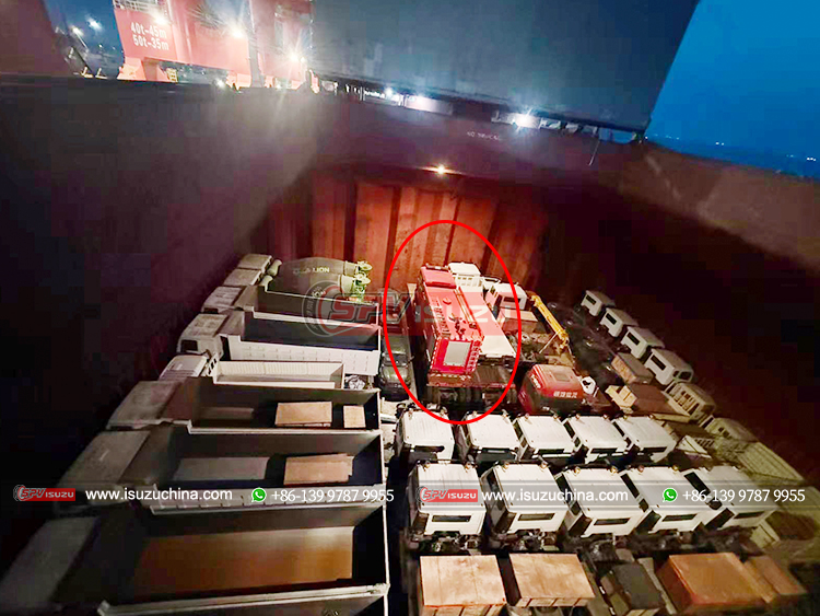 1 Unit Of Fire Fighting Truck Loaded Into Bulk Vessel to Congo