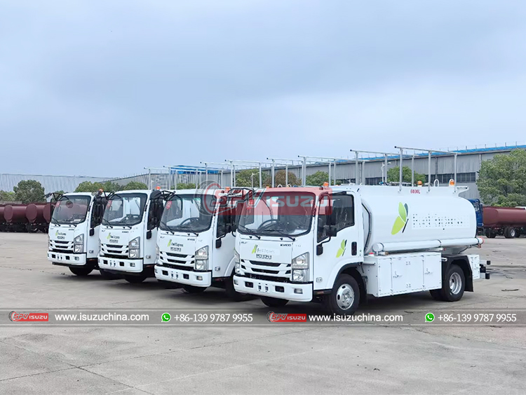4 Units of ISUZU Fuel Tank Trucks to DRC
