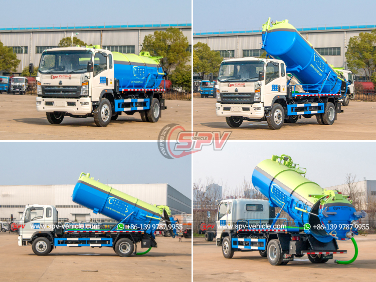 8,000 Litres Sewer Truck to Caribbean Country