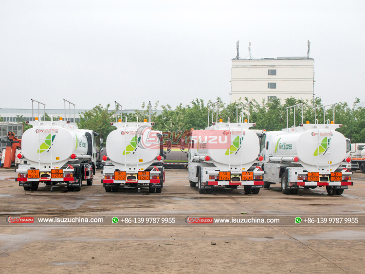 ISUZU KV100 6,000 Litres Refueling Tank Truck - Rear
