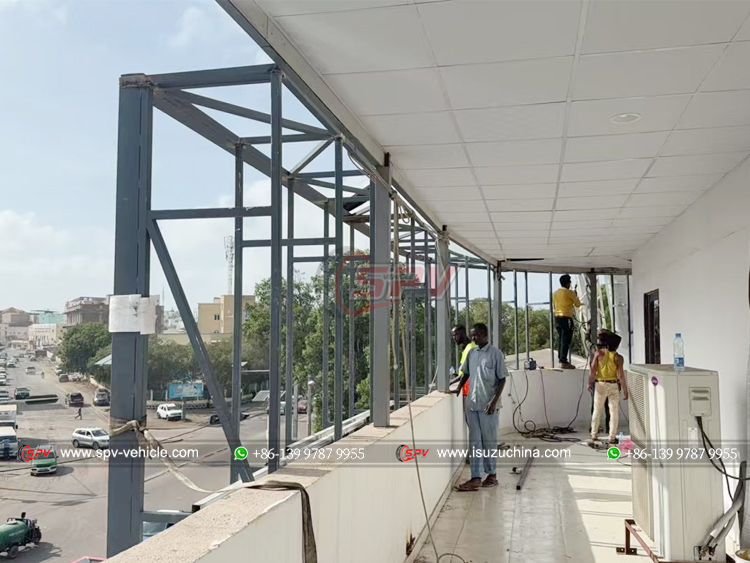 Welding Iron Frame for Outside LED Display Screen in Djibouti-II